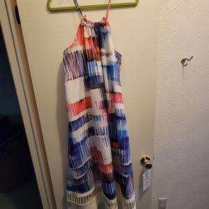Watercolor print dress size small